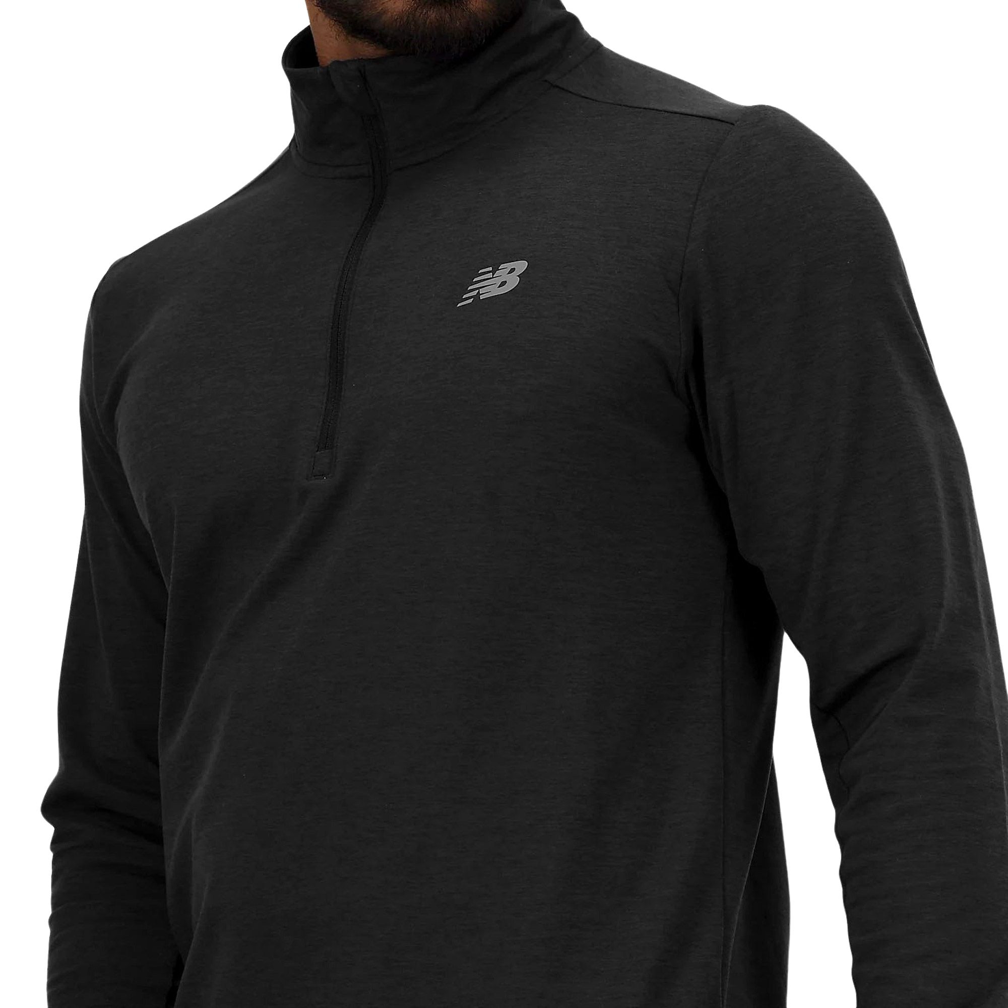 New Balance Space Dye 1/4 Zip Shirt Men | Plutosport